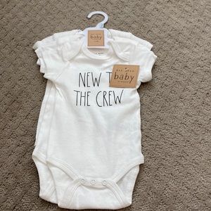 Rae dunn onesies set of three